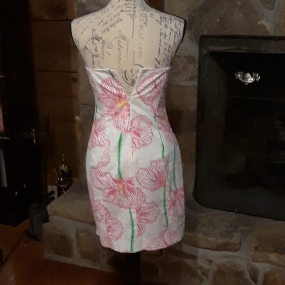Lilly Pulitzer strapless Angela dress - Picture 4 of 7